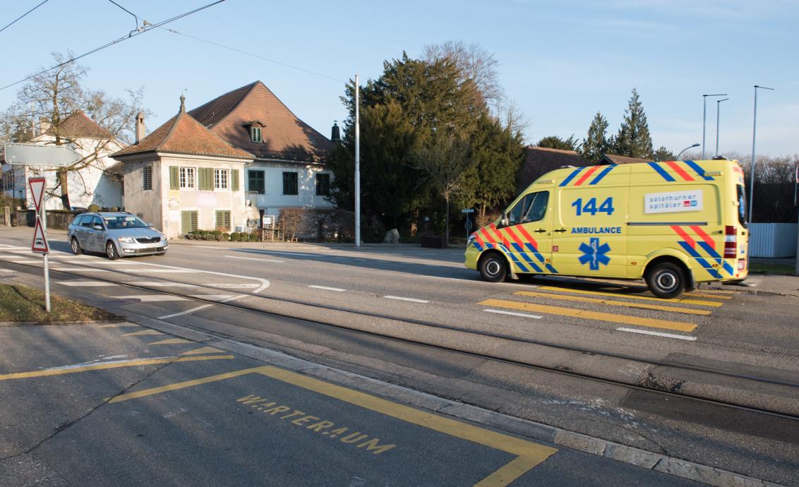 Genug Platz für Ambulanz, Feuerwehr und Polizei auch bei Mischverkehr.