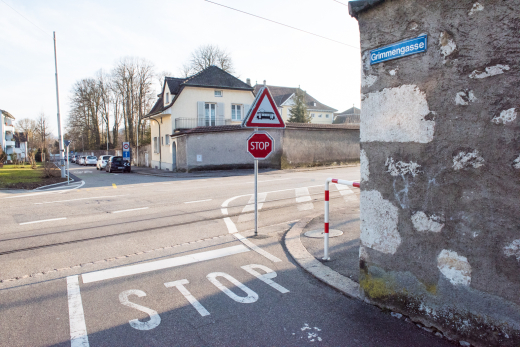 Wenn der Zug von rechts kommt, wird es heikel.