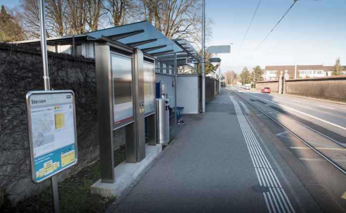 Haltestellen in der Strassenmitte? Keine Option.