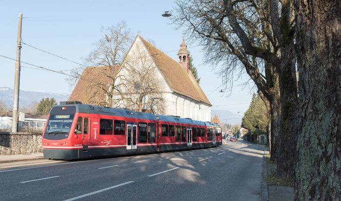 Das Nadelöhr: Die Engstelle bei der St. Josefskapelle.