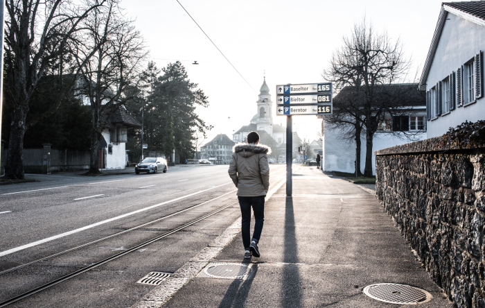 Die Baselstrasse ist die östliche Verkehrsachse der Stadt Solothurn.